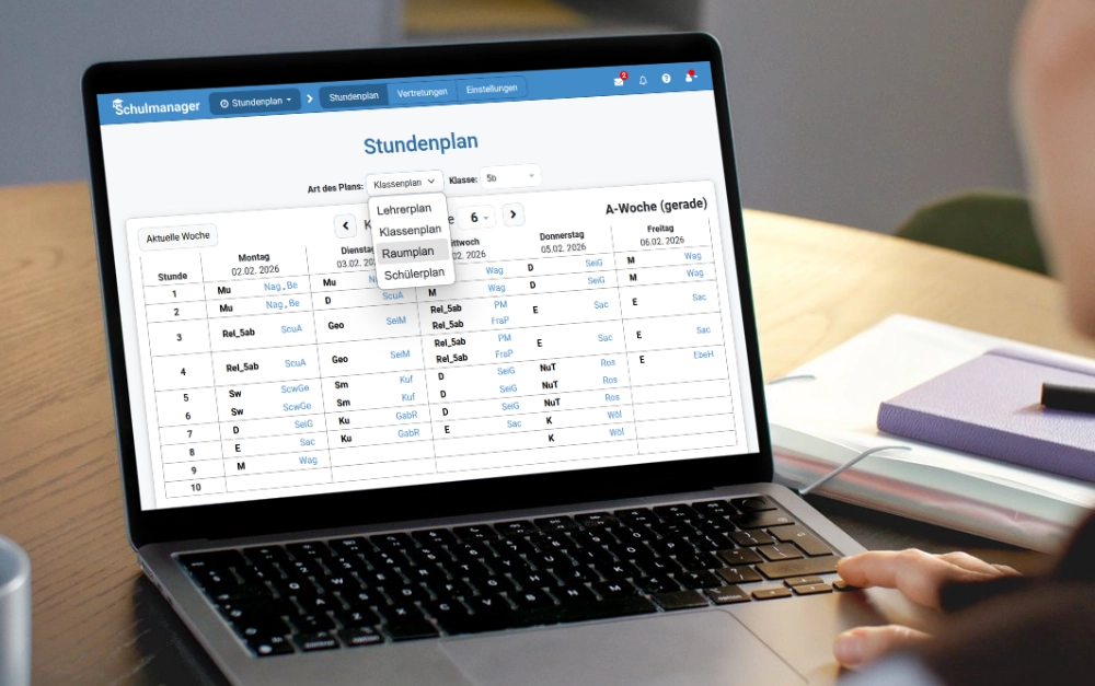 Stundenpläne gezielt freigeben