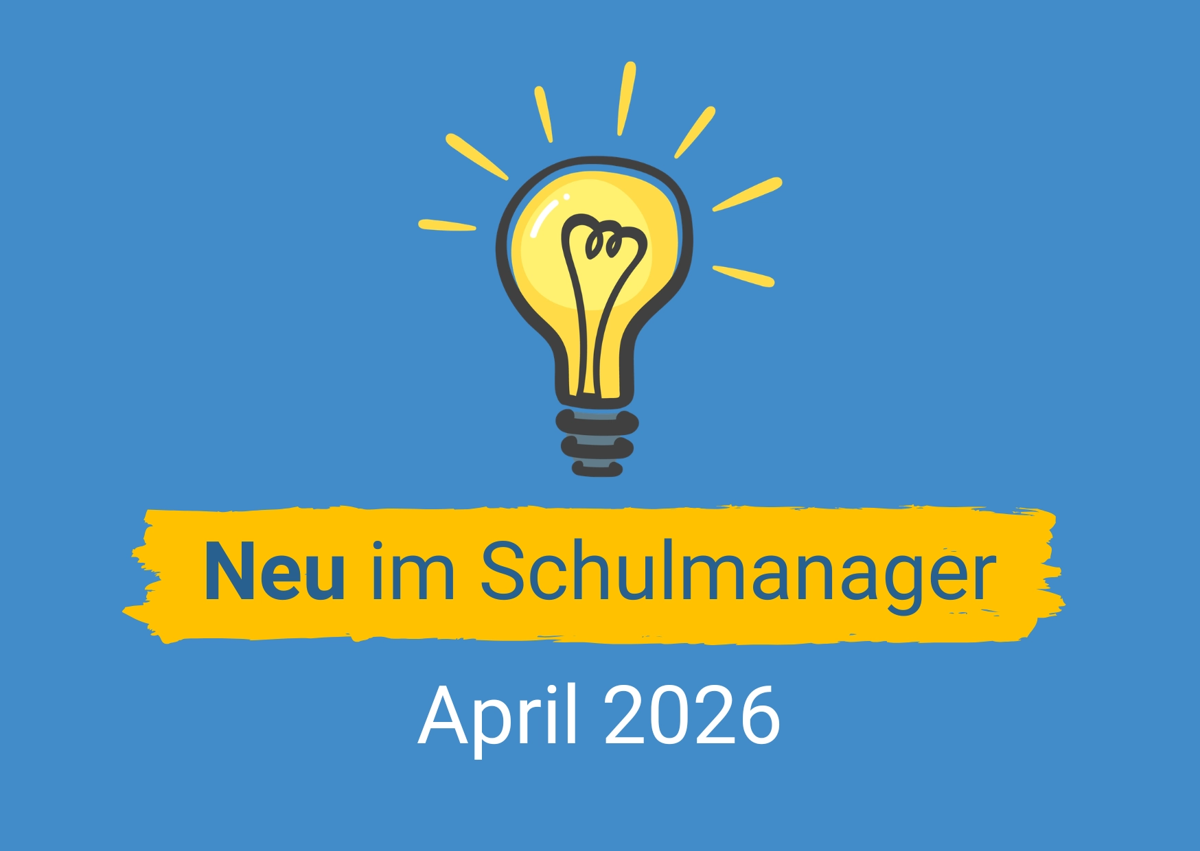 Neue Funktionen im April